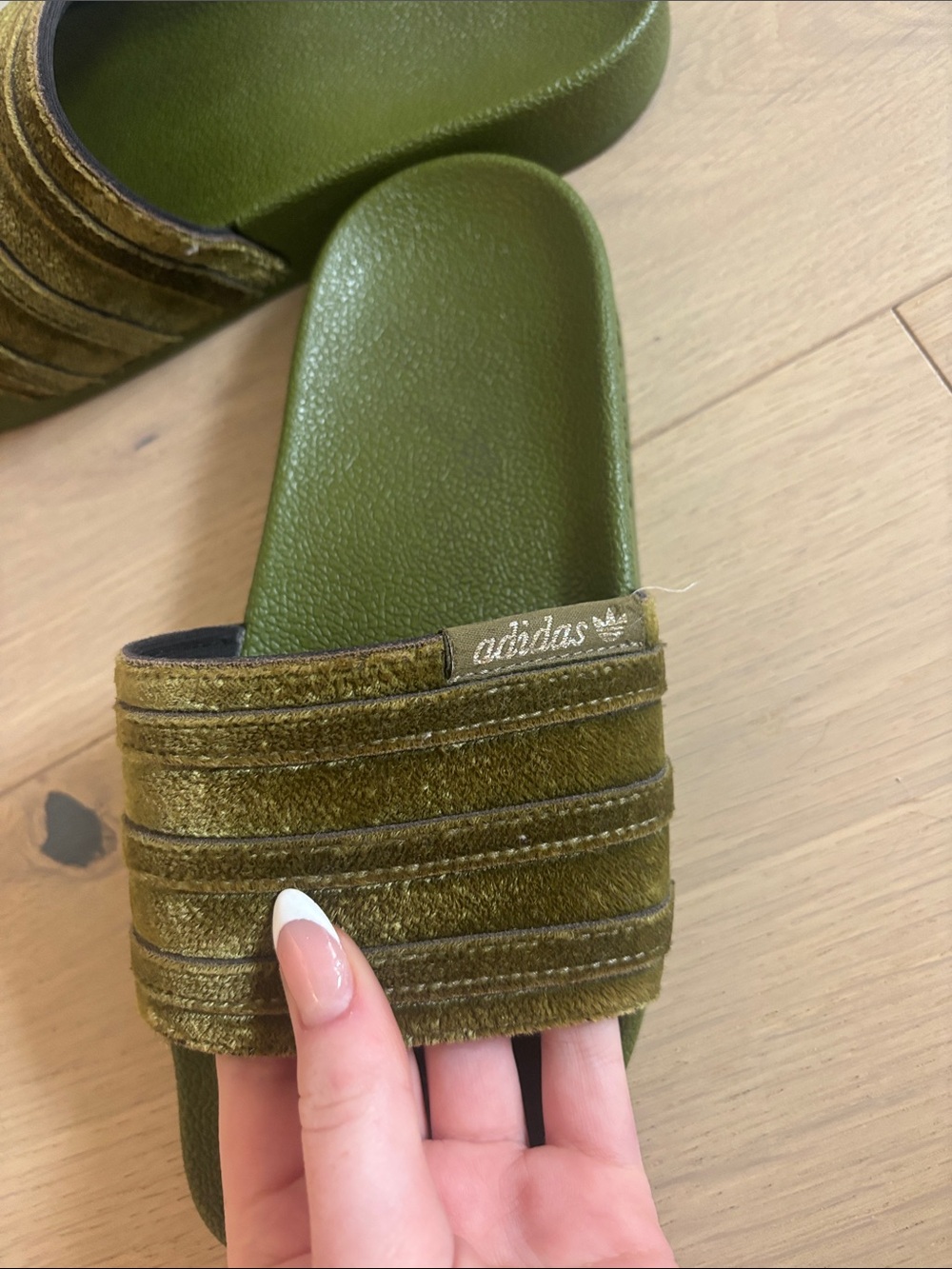Adidas Women's Green Sandals View 4